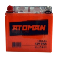 Мото ATOMAN Nano Gel 9 Ач, п/п MGE12N9